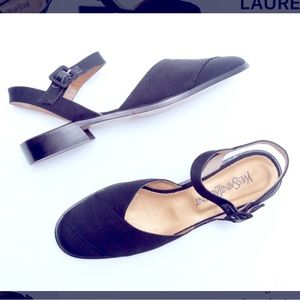 YSL YVES SAINT LAURENT Black Shoes size 10 New Vintage